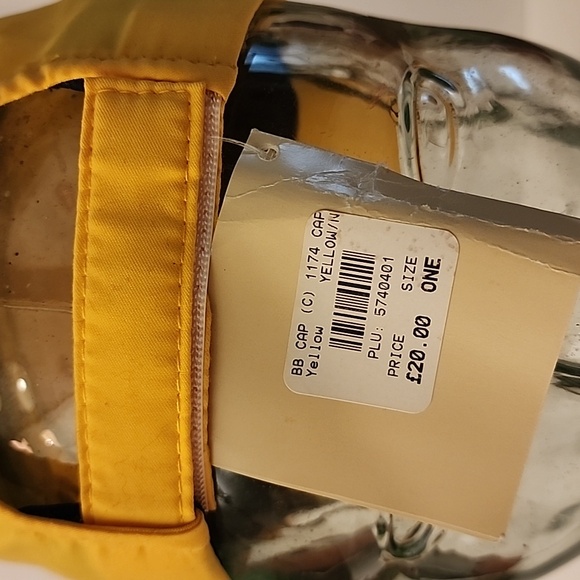 Baseball Cap - The Old Course St Andrew's Links Tartan Collection. Yellow. - Picture 6 of 7